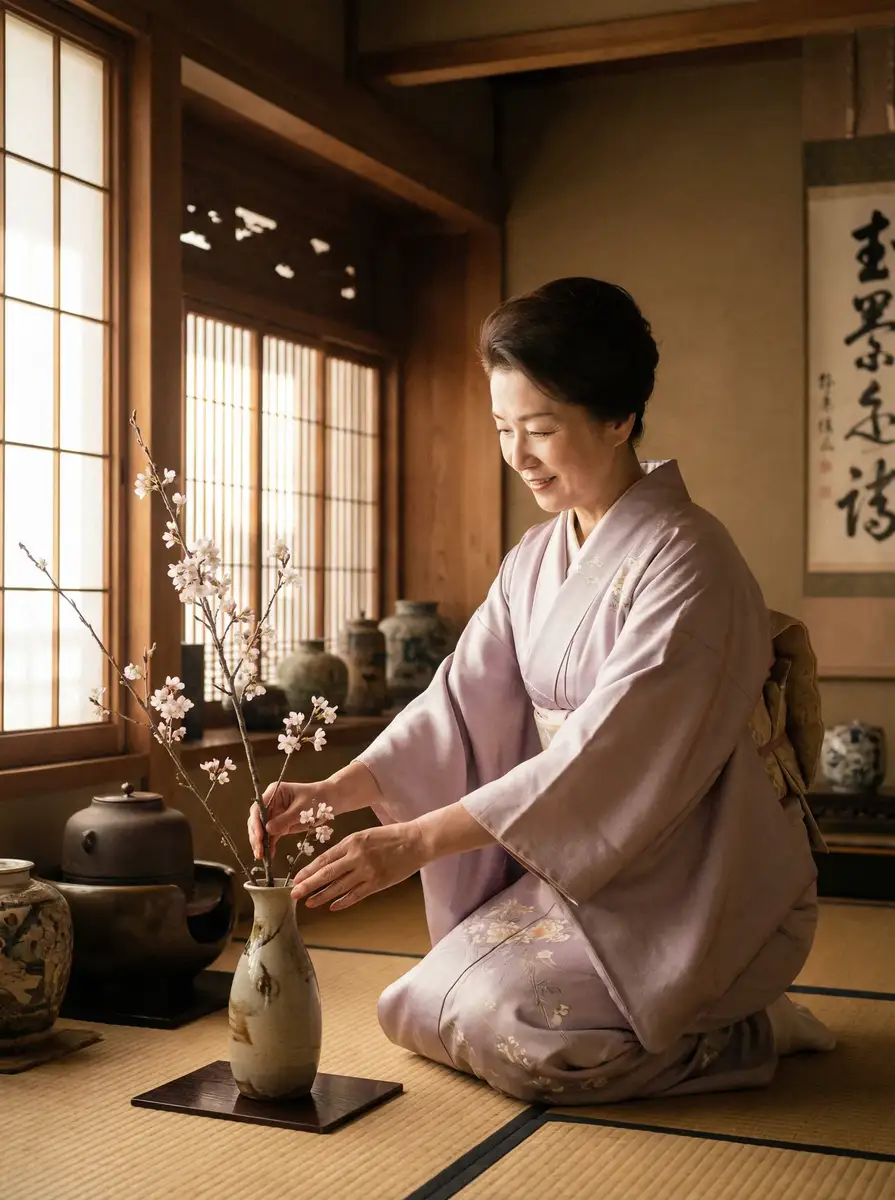 一位优雅的 伦理视频-高清免费伦理短片|在线实时更新|热门推荐 在和室中插花
